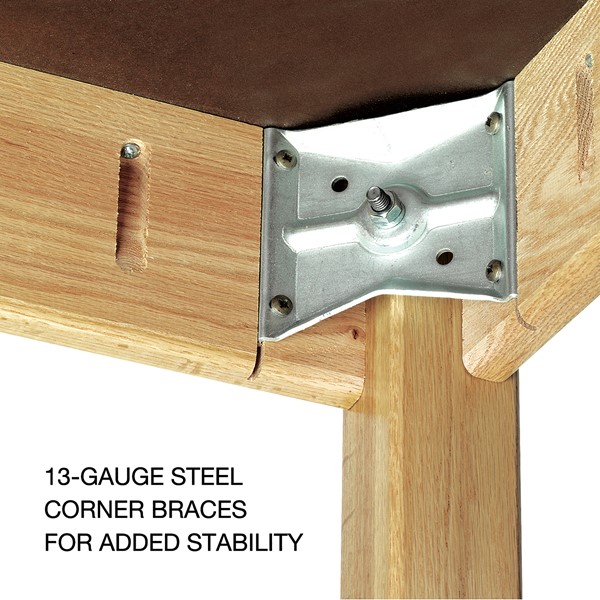 Science Lab Table w/ Black High-Pressure Laminate Top