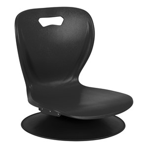 Shapes Series Swivel Floor Chair - Black