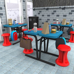 Indoor/Outdoor Plastic EasyRock Stool (Pack of Two)
