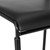 Wave Back Vinyl Seat Café Height Stack Chair - Seat - Detail