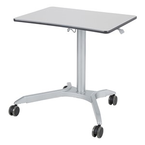 Shapes Series Sit-to-Stand Desk - Gray Nebula