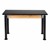 Adjustable-Height Science Lab Table w/ Black Legs & Chemical Resistant Top (24" W x 48" L)