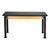 Adjustable-Height Science Lab Table w/ Black Legs & Chemical Resistant Top (24" W x 54" L)
