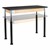 Adjustable-Height Science Lab Table w/ Black Legs & Chemical Resistant Top (24" W x 60" L)