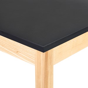 Science Lab Table w/ Phenolic Top & Wood Legs