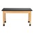 Science Lab Table w/ Wood Legs & Chemical Resistance Top (24" W x 54" L)