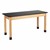 Science Lab Table w/ Chemical Resistance Top & Wood Legs