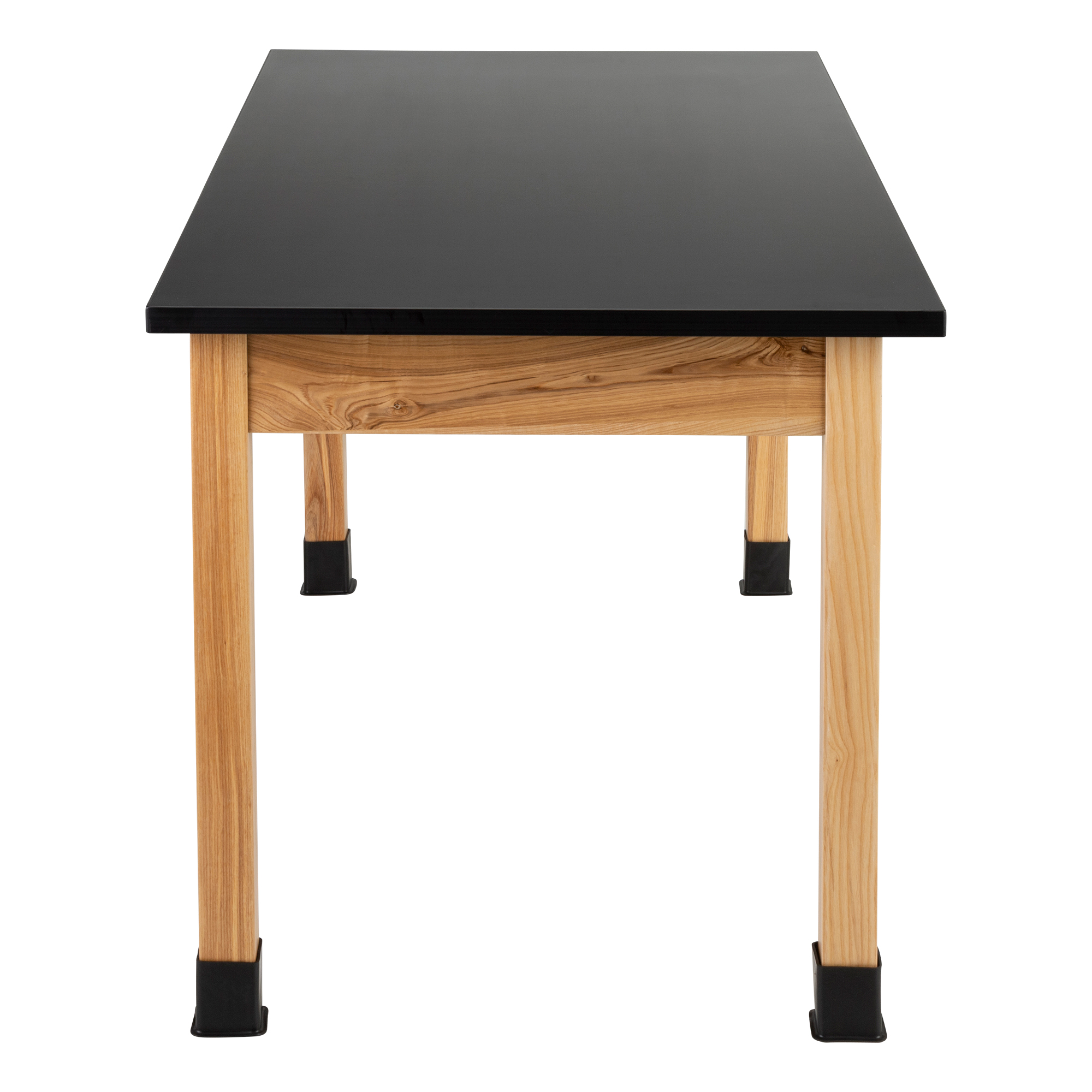 Science Lab Table w/ Wood Legs & Chemical Resistance Top (30" W x 60" L)