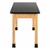 Science Lab Table w/ Wood Legs & High-Pressure Laminate Top (24" W x 48" L)