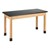 Science Lab Table w/ Wood Legs & High-Pressure Laminate Top