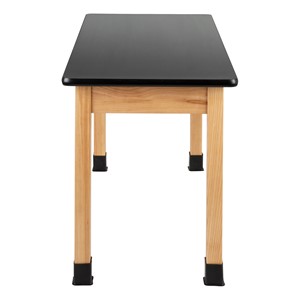 Science Lab Table w/ Wood Legs & High-Pressure Laminate Top