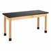 Science Lab Table w/ Wood Legs & High-Pressure Laminate Top (24" W x 60" L)