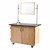 Mobile Science Cart w/ Shelving & Whiteboard/Mirror & Sink
