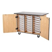 Mobile Science Cart w/ Tote Trays