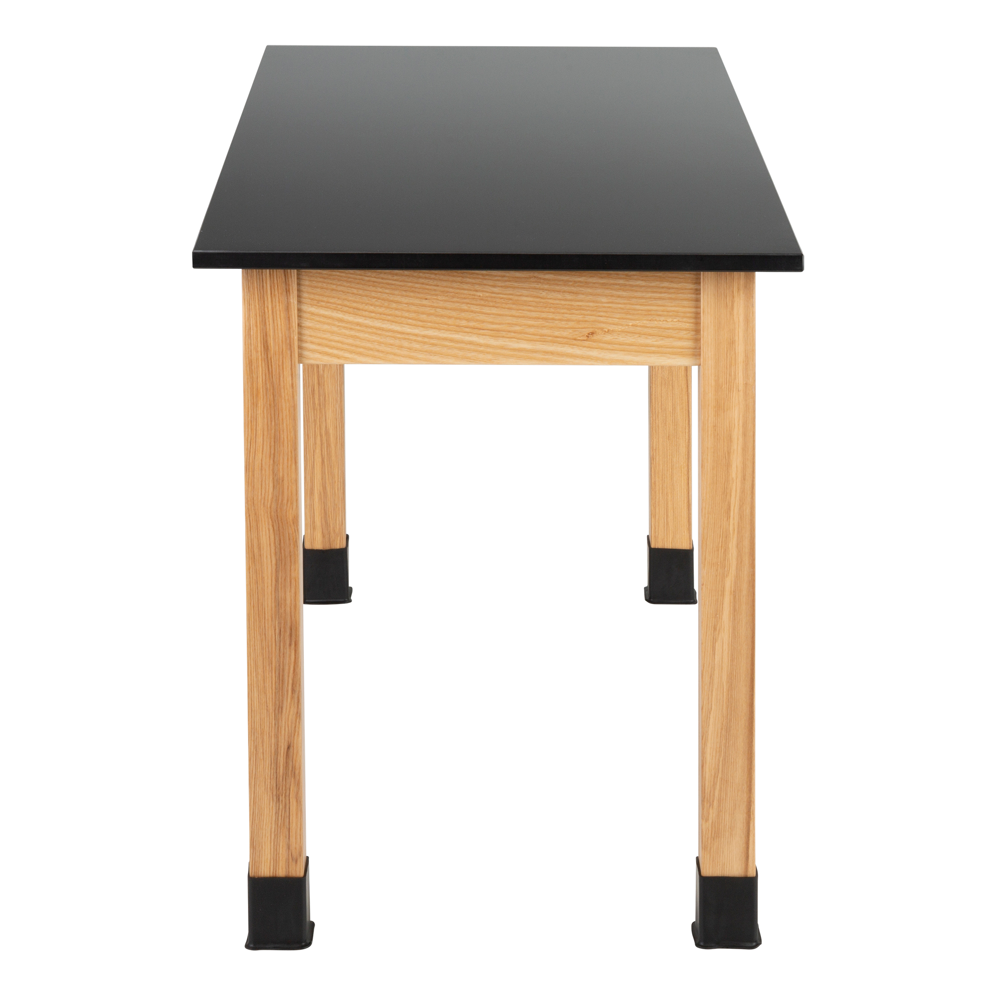 Science Lab Table w/ Wood Legs & Phenolic Top (24" W x 48" L)