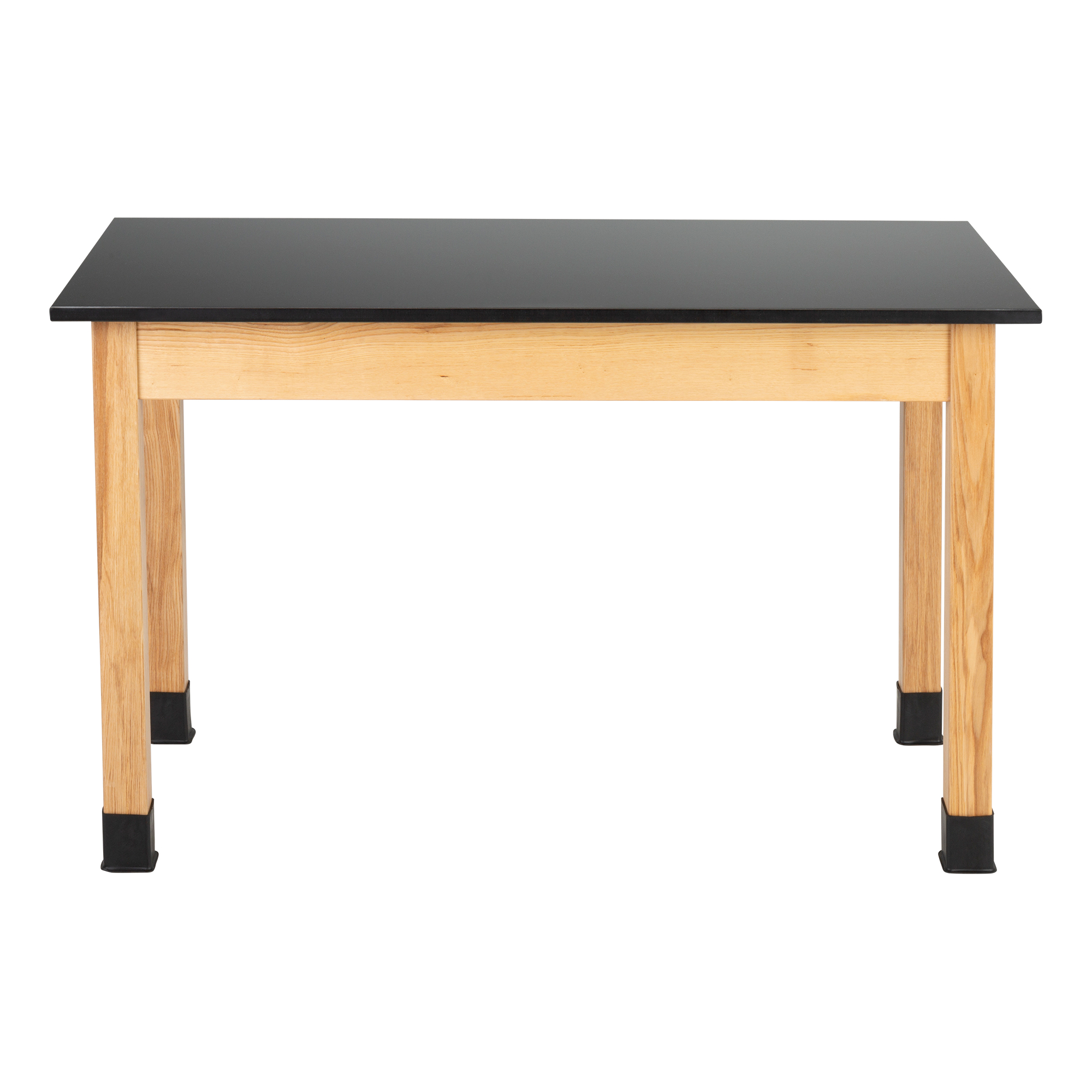 Science Lab Table w/ Wood Legs & Phenolic Top (24" W x 48" L)