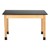Science Lab Table w/ Wood Legs & Phenolic Top (24" W x 48" L)