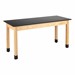 Science Lab Table w/ Phenolic Top & Wood Legs