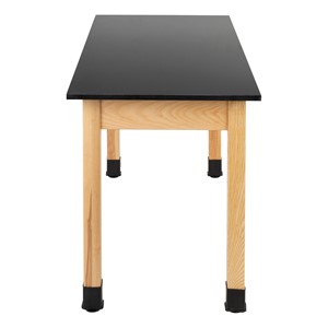 Science Lab Table w/ Phenolic Top & Wood Legs