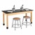 Science Lab Table w/ Phenolic Top & Wood Legs