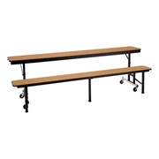 Mobile Convertible Bench Cafeteria Table