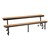 Mobile Convertible Bench Table w/ MDF Core & Protect Edge
