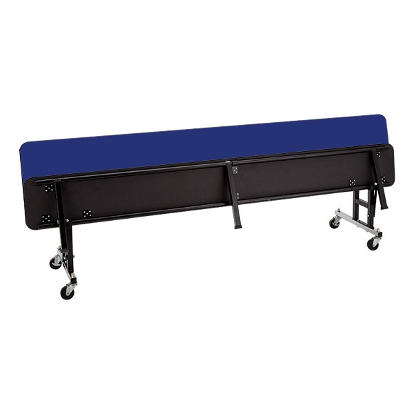 Mobile Convertible Bench Table w/ Particleboard Core - Folded