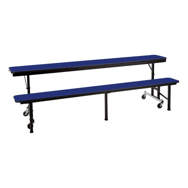 Mobile Convertible Bench Table w/ Particleboard Core