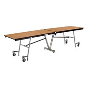 Rectangle Mobile Cafeteria Table