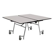Square Mobile Cafeteria Table