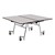 New Square Mobile School Cafeteria Table (60" W x 60" L) - Gray