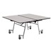 New Square Mobile School Cafeteria Table (60" W x 60" L) - Gray
