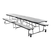 Bedrock Mobile Bench Cafeteria Table