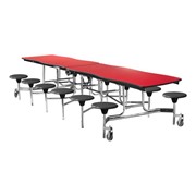 Swerve Mobile Stool Cafeteria Table