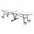 Elliptical Mobile Cafeteria Table w/ Powder Coat Frame