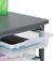 Structure Series Triple-Wide Mobile Classroom Storage Cart - Bin