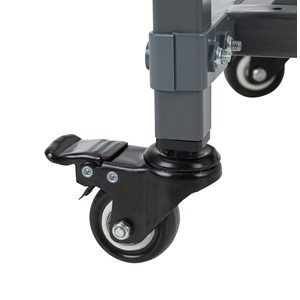 Structure Series Single-Wide Mobile Classroom Storage Cart - Caster