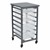 Structure Series Single-Wide Mobile Classroom Storage Cart