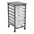 Structure Series Single-Wide Mobile Classroom Storage Cart