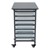 Structure Series Double-Wide Mobile Classroom Storage Cart