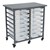 Structure Series Double-Wide Mobile Classroom Storage Cart