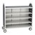 Profile Series Mobile Storage Cart w/ Adjustable Shelves (42" W x 35 1/2" H) - Front