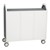 Profile Series Mobile Storage Cart w/ Adjustable Shelves (42" W x 35 1/2" H) - Back