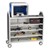 Profile Series Mobile Storage Cart w/ Adjustable Shelves (42" W x 35 1/2" H)