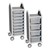 Profile Series Single-Wide Mobile Classroom Storage Cart