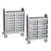 Profile Series Double-Wide Mobile Classroom Storage Cart