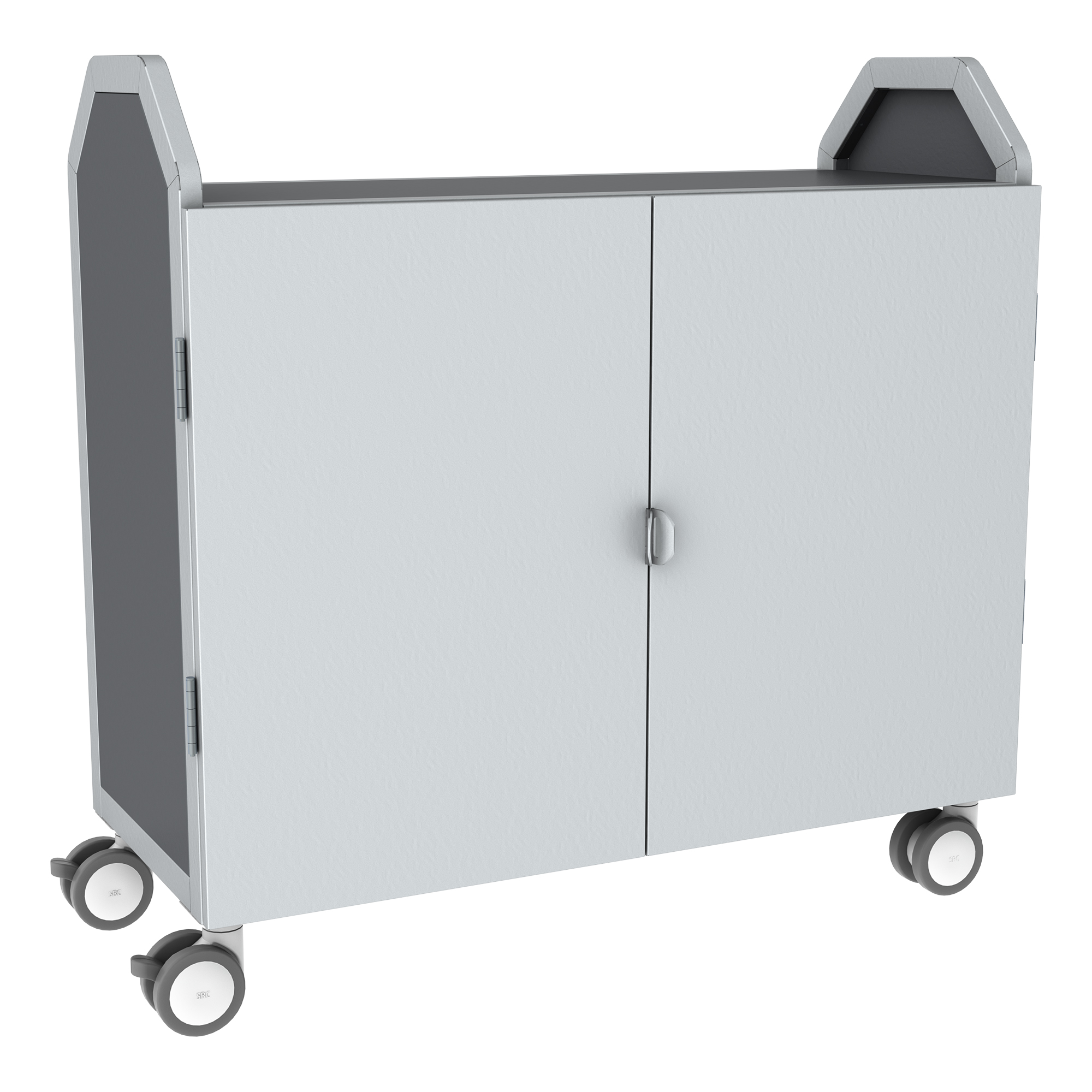 Profile Series Triple-Wide Mobile Classroom Storage Tower w/ Doors