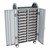 Profile Series Double-Wide Mobile Classroom Storage Tower w/ Doors - 24 Small Bins