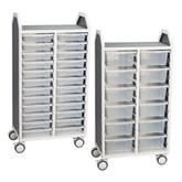 Profile Series Double-Wide Mobile Classroom Storage Tower