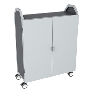 Profile Series Triple-Wide Mobile Classroom Storage Tower w/ Doors